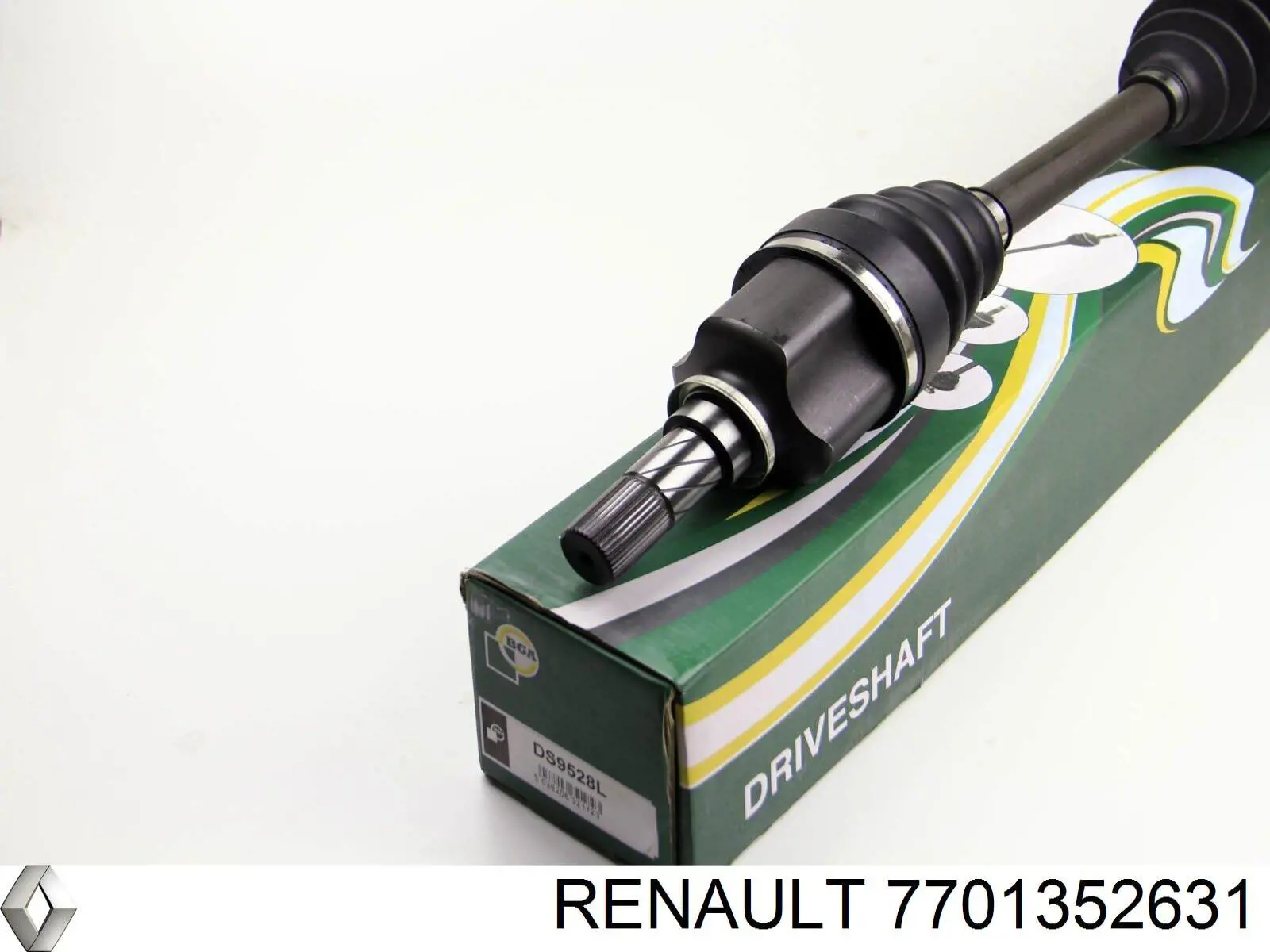 7701352631 Renault (RVI) semieixo (acionador dianteiro direito)