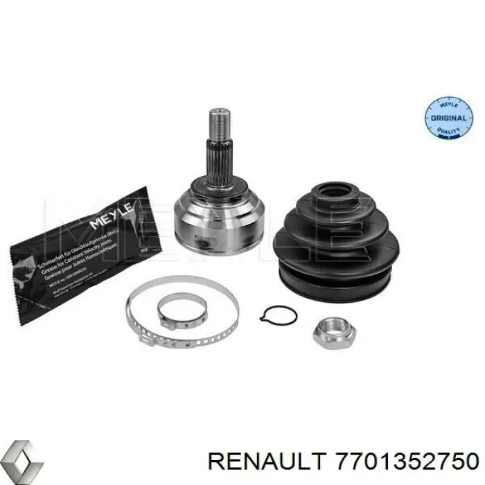 Правая полуось 7701352750 Renault (RVI)