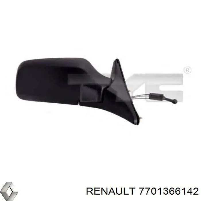 Зеркало заднего вида правое на Renault 21 L48