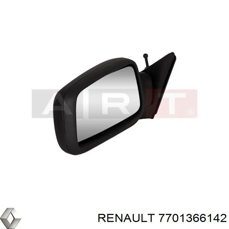 Наружное зеркало правое Renault (RVI) 7701366142 цена, от 18.22 USD