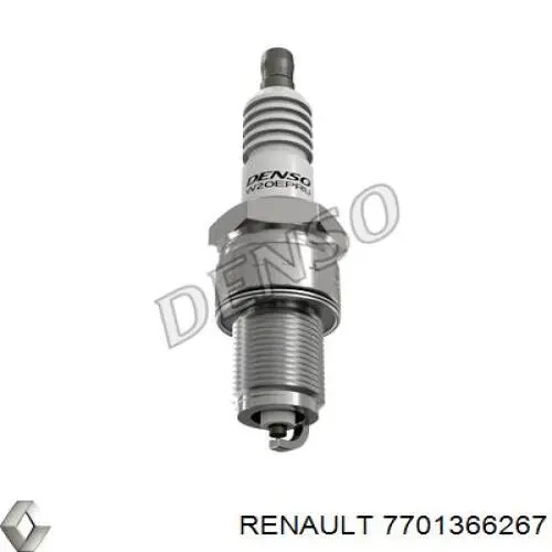 7701366267 Renault (RVI) Свечи зажигания