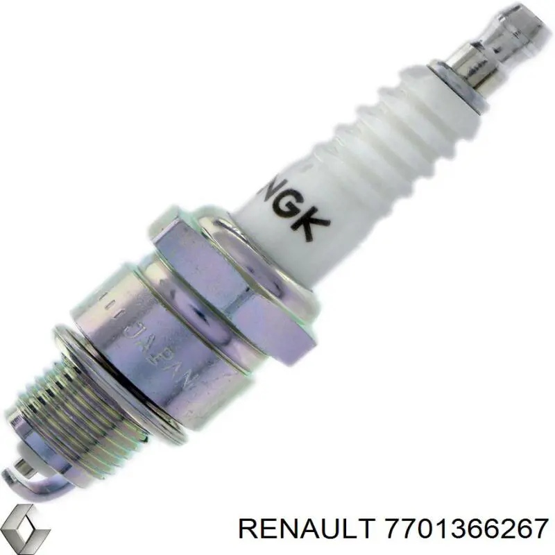 Свеча зажигания Renault (RVI) 7701366267 цена, от 2.20 USD