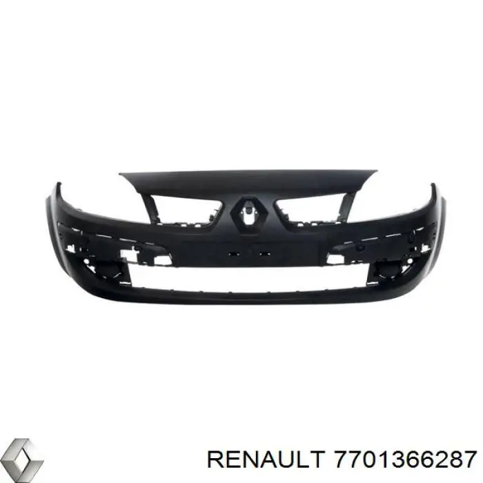 7701366287 Renault (RVI) pára-choque dianteiro