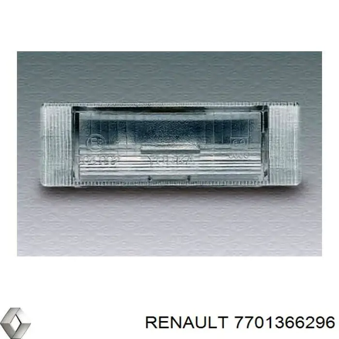 7701366296 Renault (RVI) фонарь подсветки заднего номерного знака