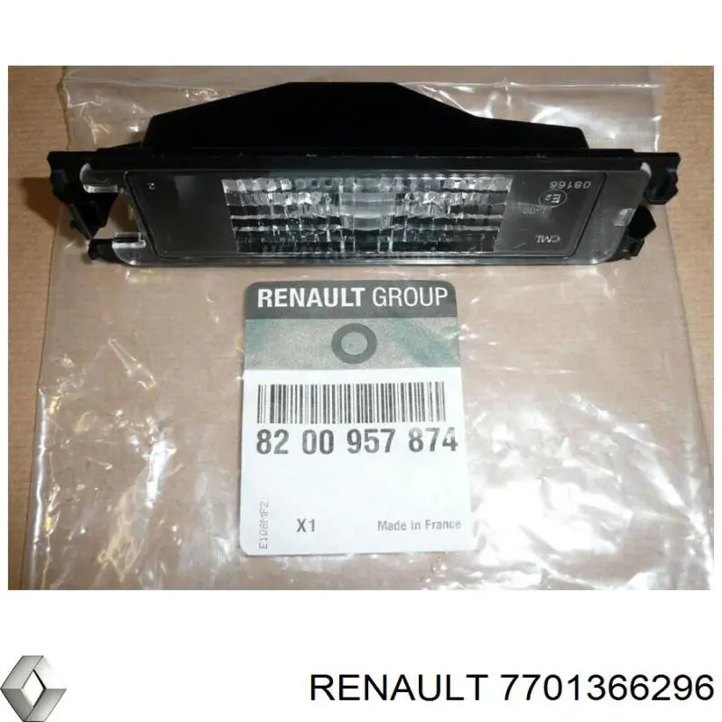  Фонарь подсветки номерного знака Renault 19 1