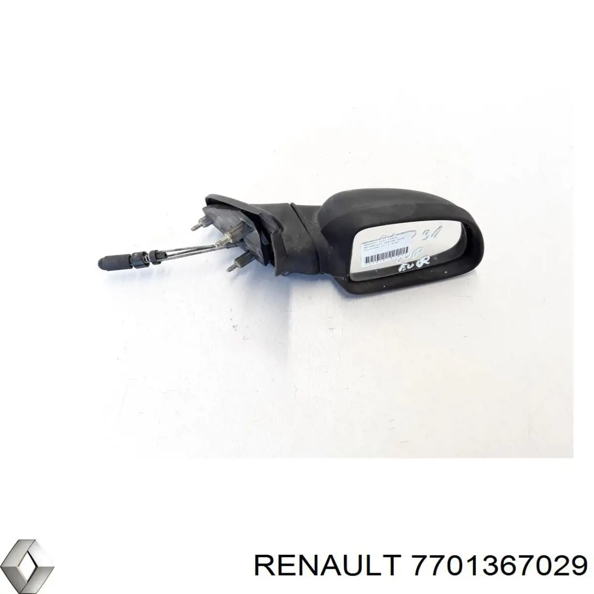 Правое боковое зеркало 7701367029 Renault (RVI)