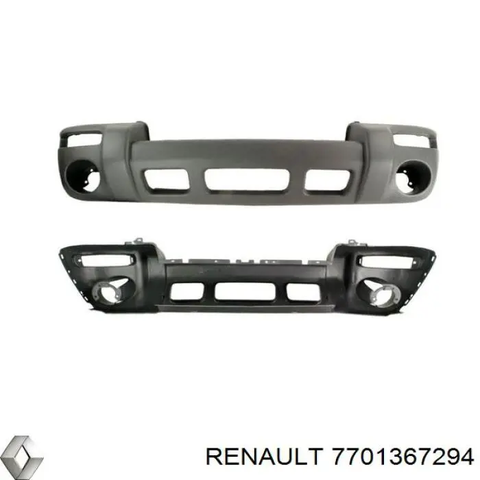 Купить 7701367294 Renault (RVI) Бампер передний, нижняя часть