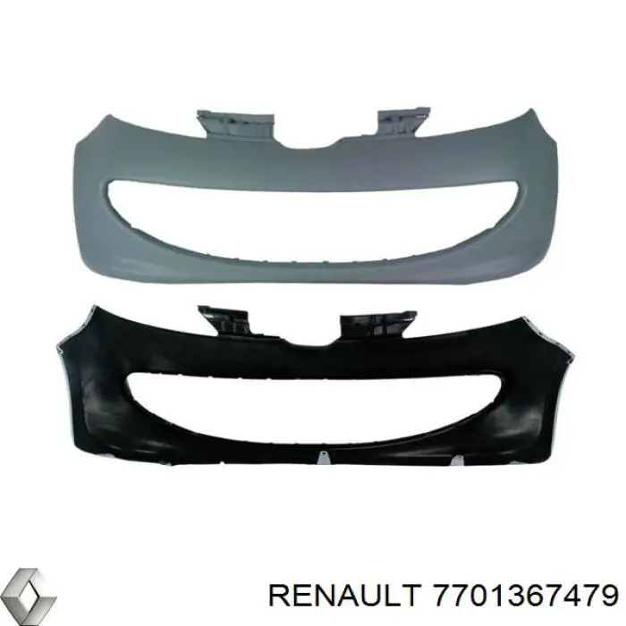  Передний бампер Renault 19 1