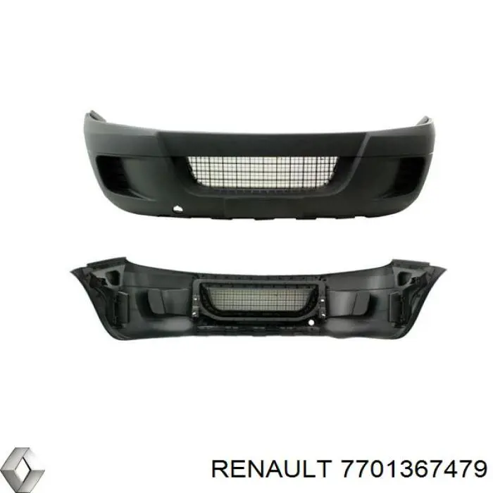 Бампер на авто Renault 19 I хэтчбек (B53, C53) (1988 - 1992) цена, от 28.32 USD