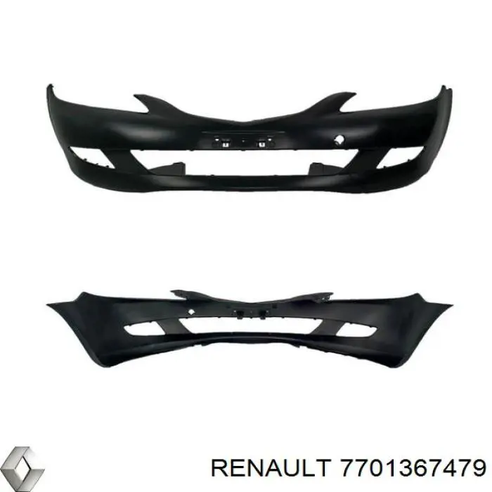  Передний бампер Renault 19 1