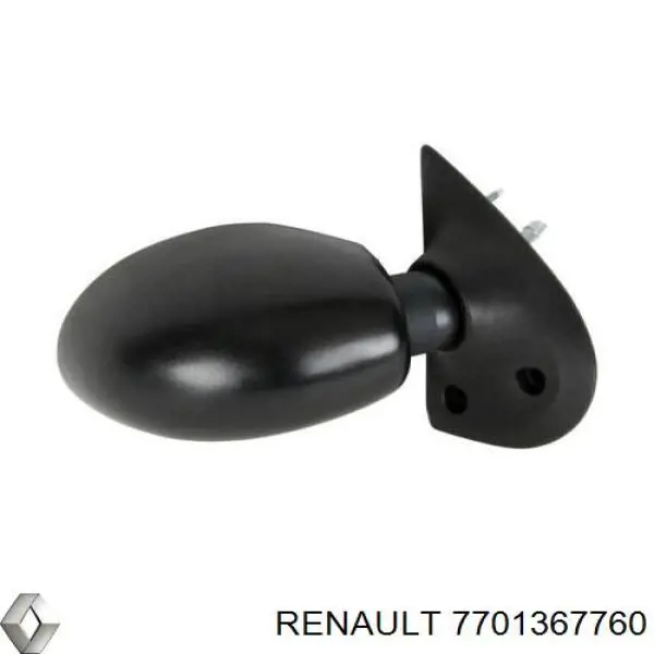 Купить 7701367760 Renault (RVI) Боковое зеркало заднего вида правое