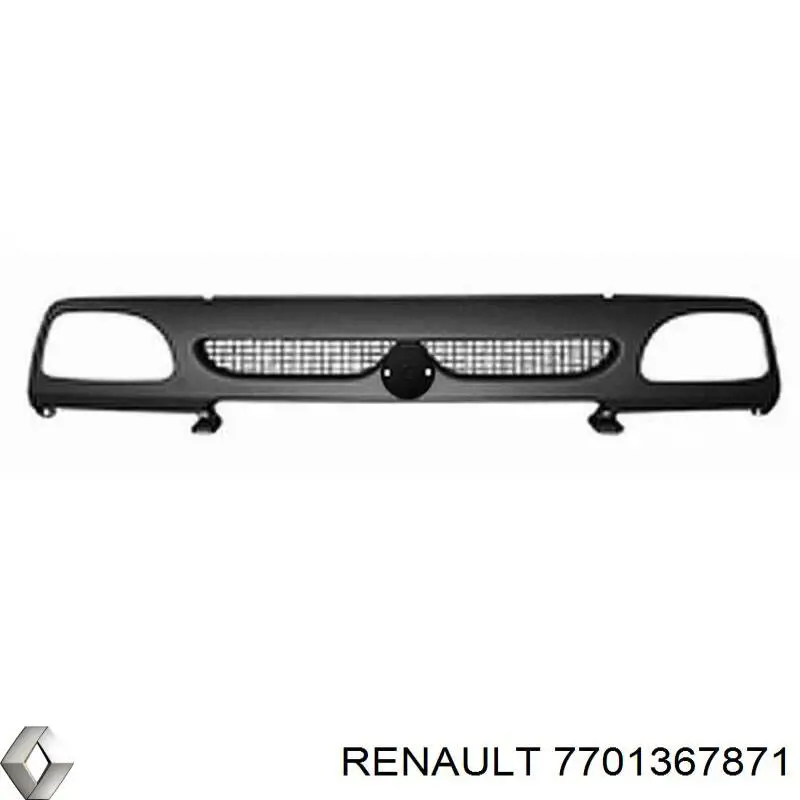 Решетка радиатора на Renault Rapid Express (Рено Рапид)