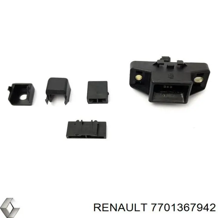  Fecho de tampa de porta-malas (de 3ª/5ª porta traseira) Renault 19 II hatchback (B53, C53) (1992 - 1995) II