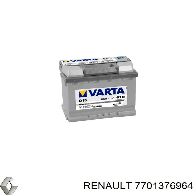 7701376964 Renault (RVI) Аккумуляторная батарея