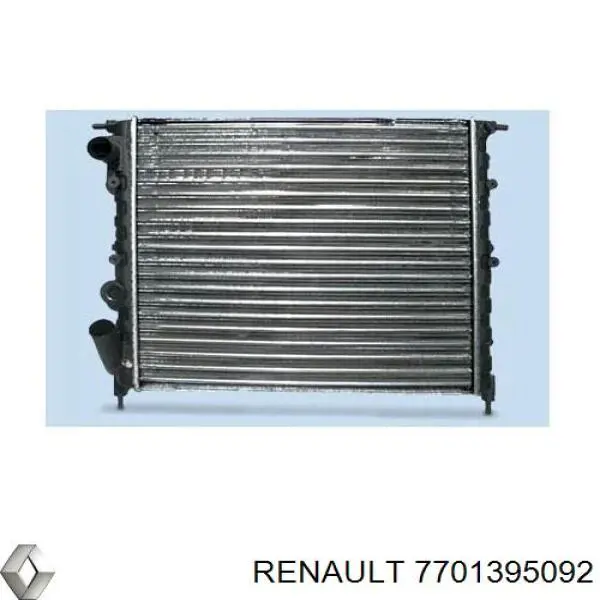 Купить 7701395092 Renault (RVI) Радиатор водяной