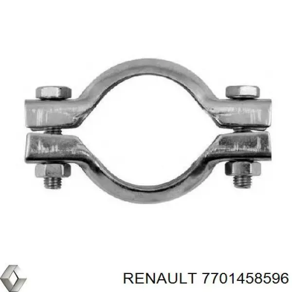 Хомут глушителя передний Renault (RVI) 7701458596
