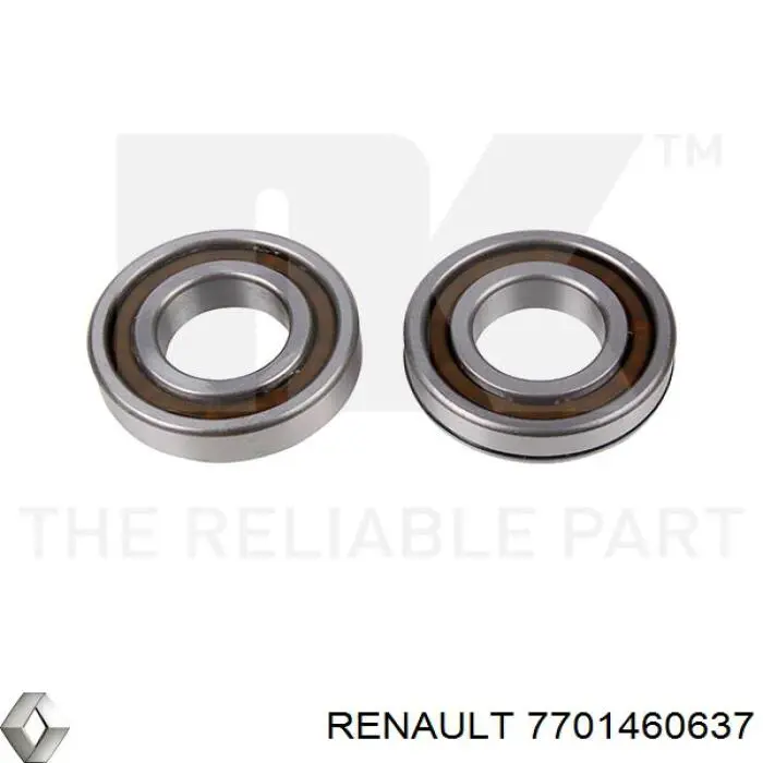 7701460637 Renault (RVI) Подшипник ступицы передней