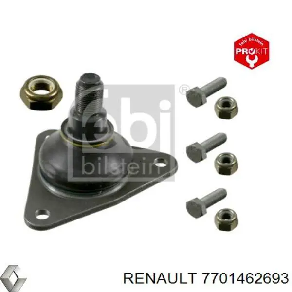 Rótula de suspensión inferior 7701462693 Renault (RVI)