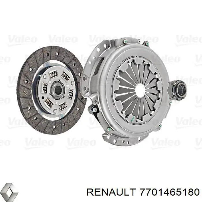 Купить 7701465180 Renault (RVI) Комплект сцепления (диск, корзина, подшипник)