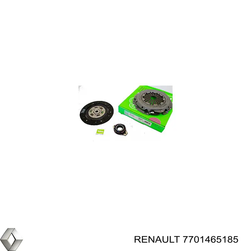 7701465185 Renault (RVI) kit de embraiagem (3 peças)