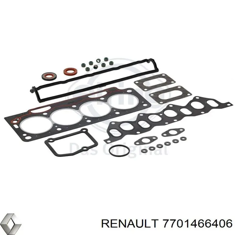 7701466406 Renault (RVI) комплект прокладок двигателя верхний