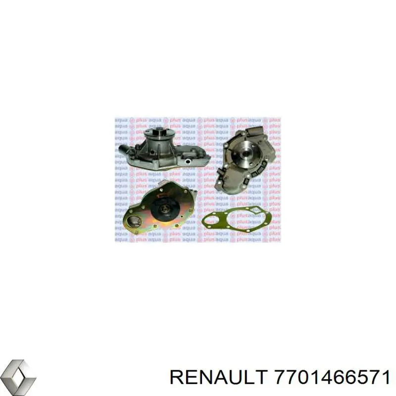 Помпа охлаждения Renault (RVI) 7701466571 цена, от 35.74 USD