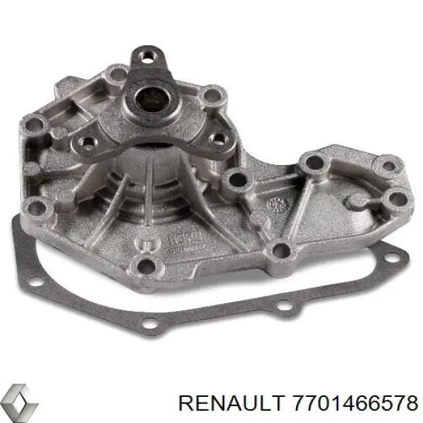 7701466578 Renault (RVI) bomba de água (bomba de esfriamento)