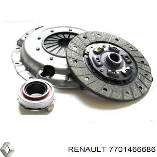 Комплект сцепления (3 части) Renault (RVI) 7701466686 цена, от 77.30 USD