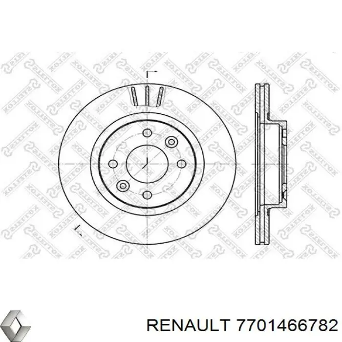 Передние тормозные диски 117186 Ferrari