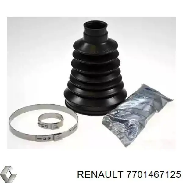 7701467125 Renault (RVI) bota de proteção externa de junta homocinética do semieixo dianteiro