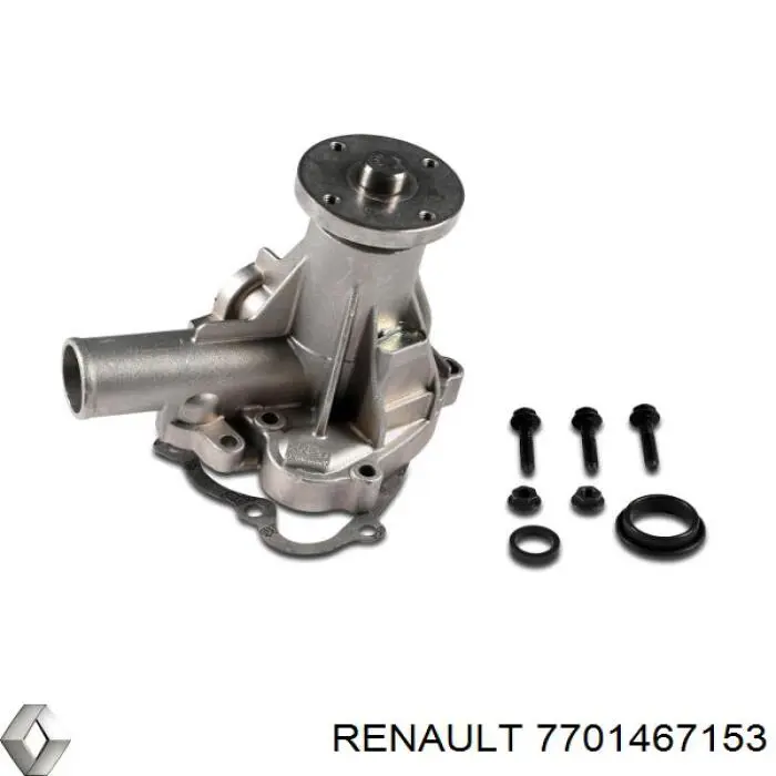 Помпа водяная, (насос) охлаждения, в сборе с корпусом Renault (RVI) 7701467153 цена, от 32.25 USD