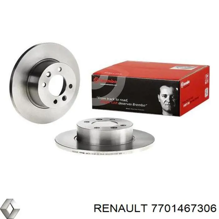Задний тормозной диск Renault (RVI) 7701467306 цена, от 35.61 USD