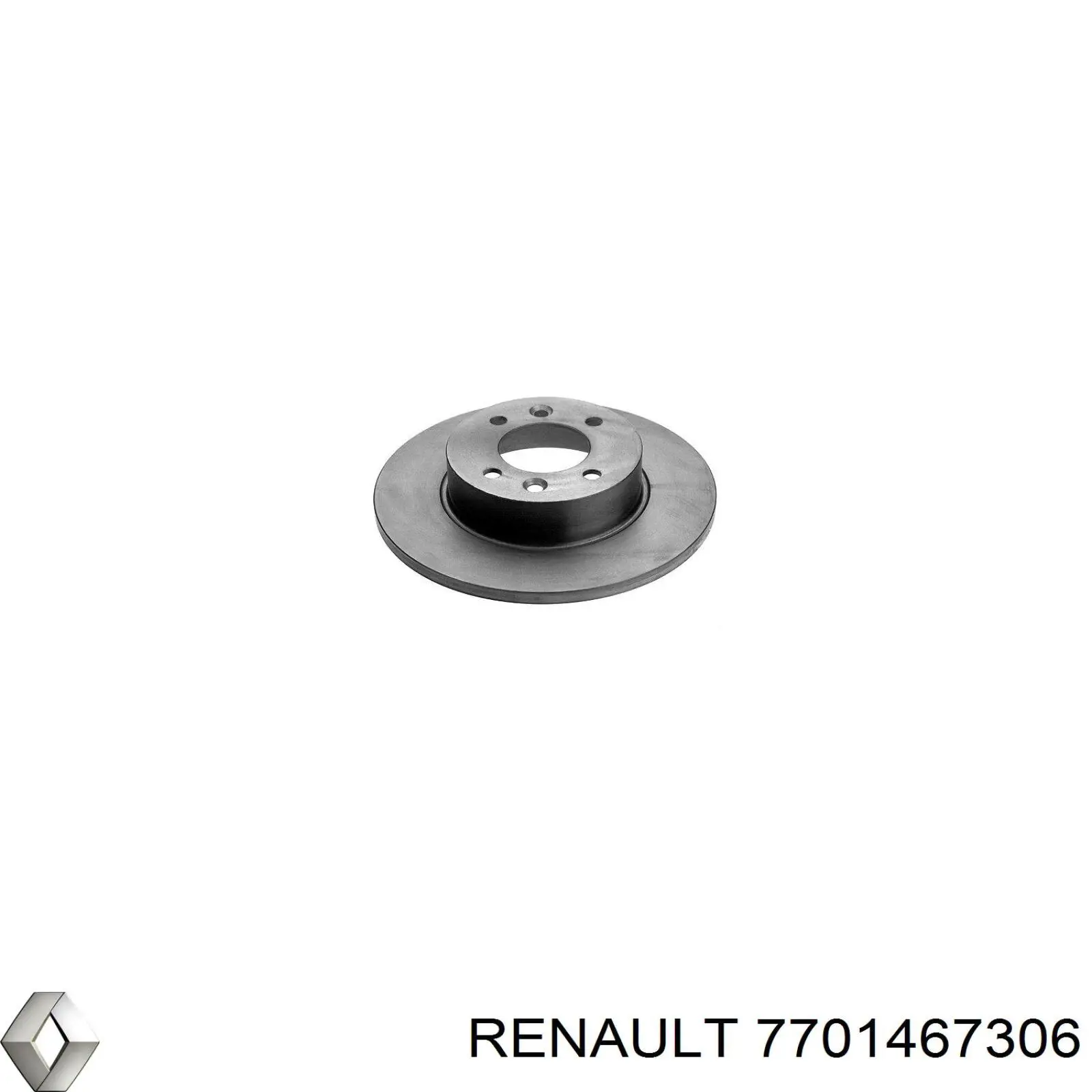Купить 7701467306 Renault (RVI) Диск тормозной задний