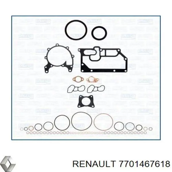 7701467618 Renault (RVI) комплект прокладок двигателя верхний