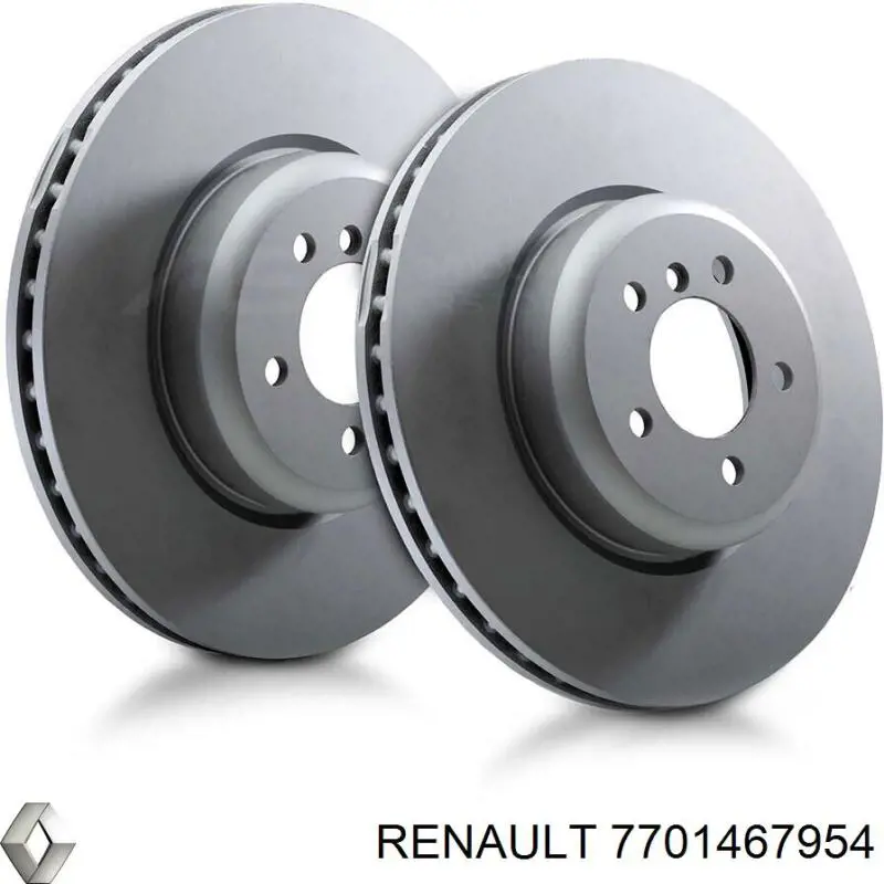 7701467954 Renault (RVI) диск тормозной передний