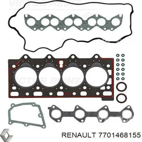 7701468155 Renault (RVI) комплект прокладок двигателя верхний