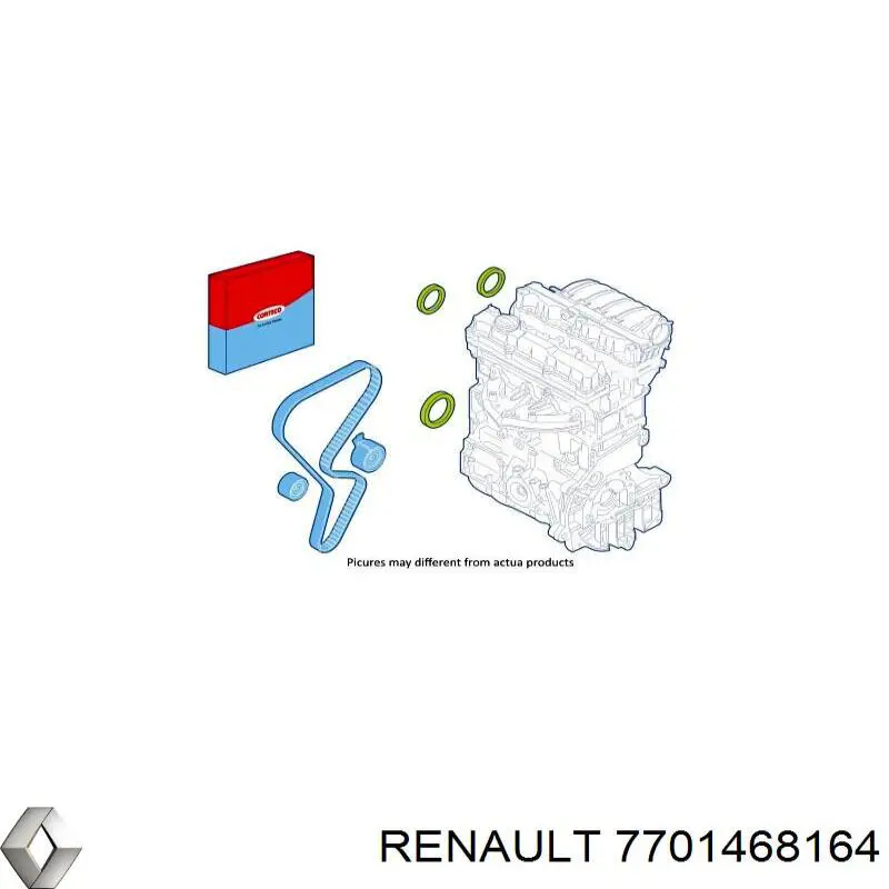 ГРМ ремни, комплект Renault (RVI) 7701468164 цена, от 222.64 USD