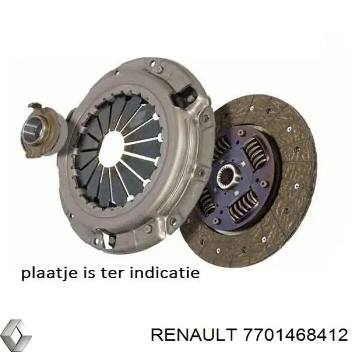 Комплект сцепления (3 части) Renault (RVI) 7701468412 цена, от 252.06 USD