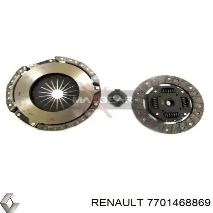 7701468869 Renault (RVI) kit de embraiagem (3 peças)