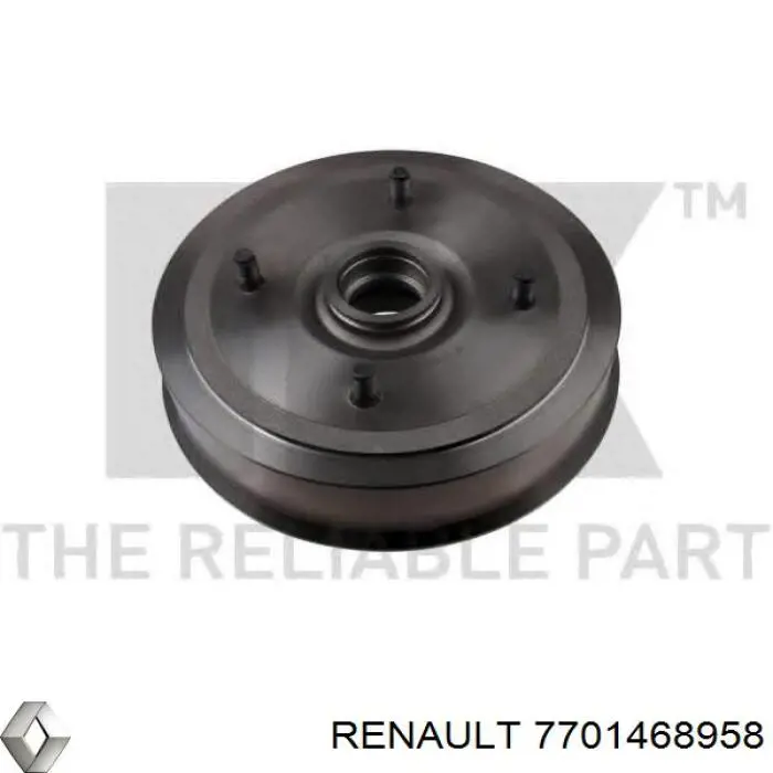 Тормозной барабан 7701468958 Renault (RVI)