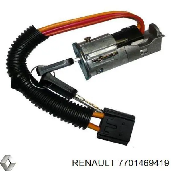 Купить 7701469419 Renault (RVI) Комплект замков (личинки)