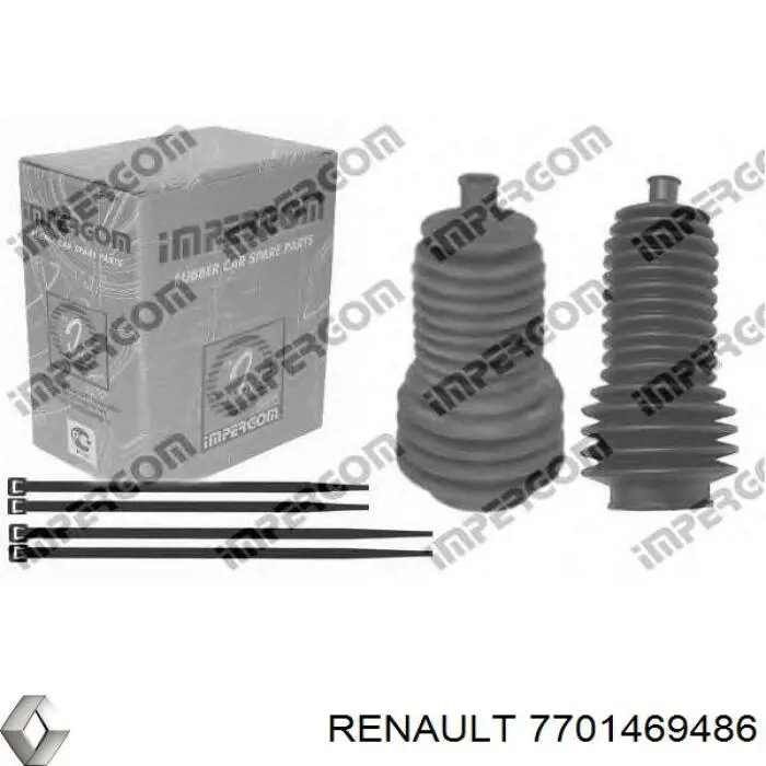 Пыльник рулевого механизма (рейки) правый Renault (RVI) 7701469486 цена, от 4.15 USD