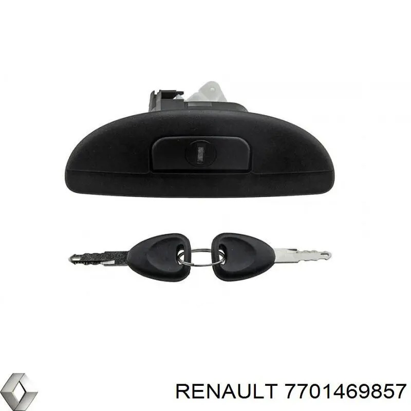 Личинка замка багажника (двери 3/5-й задней) на Renault Scenic I 