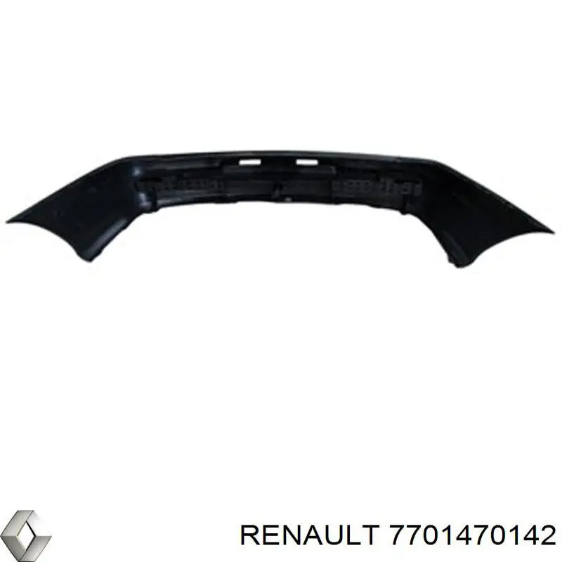  Задний бампер Renault Megane 1