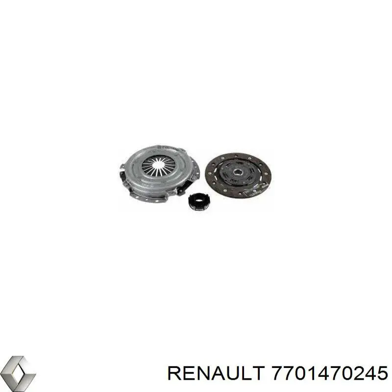 Купить 7701470245 Renault (RVI) Комплект сцепления (диск, корзина, подшипник)