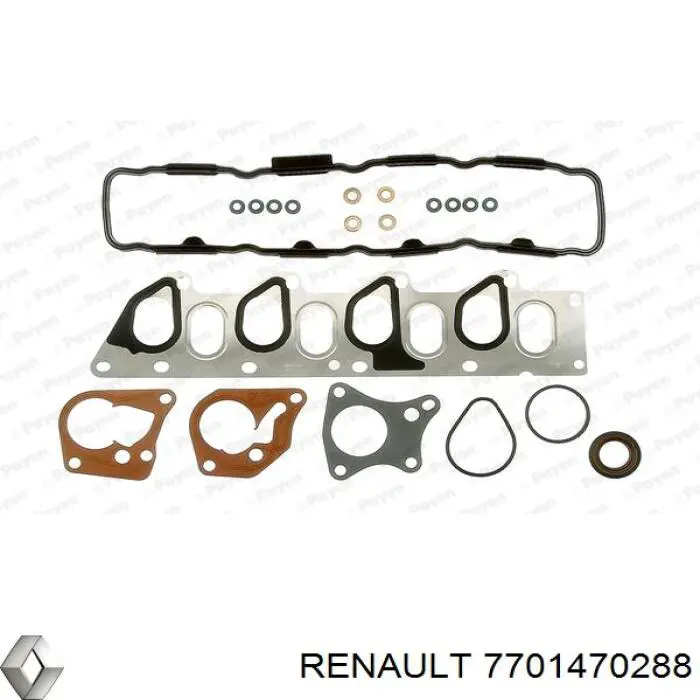 Комплект прокладок двигателя полный на Renault Scenic II 