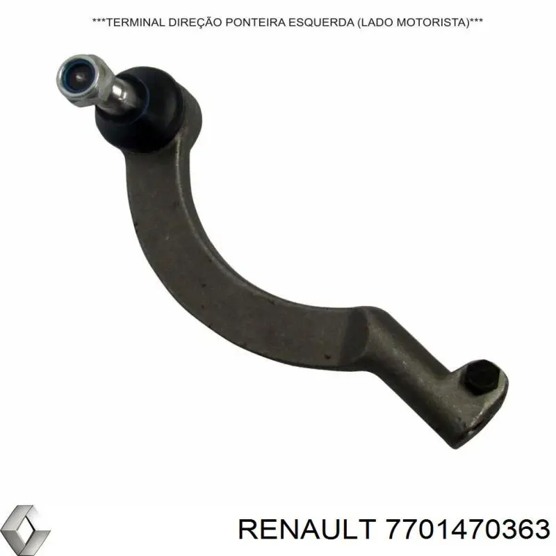 Купить 7701470363 Renault (RVI) Наконечник рулевой тяги, внешний