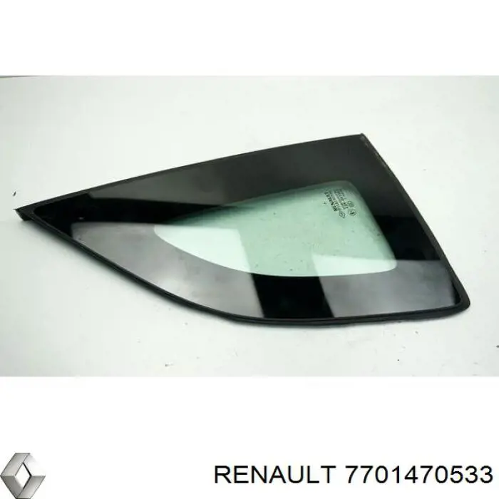 Стекло кузова боковое левое сдвижное 7701470533 Renault (RVI)