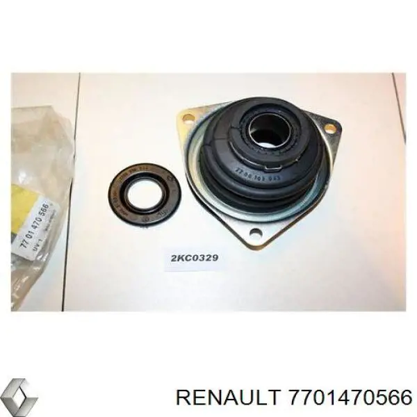 7701470566 Renault (RVI) bota de proteção interna esquerda de junta homocinética do semieixo dianteiro