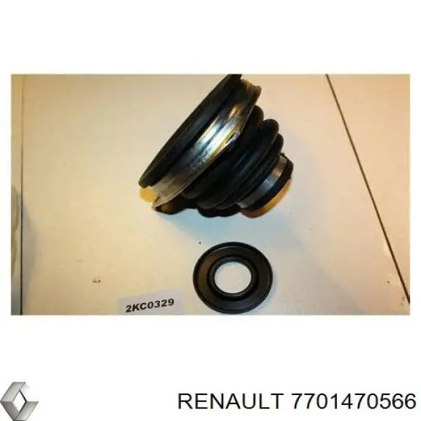 Fuelle, árbol de transmisión delantero interior izquierdo 7701470566 Renault (RVI)